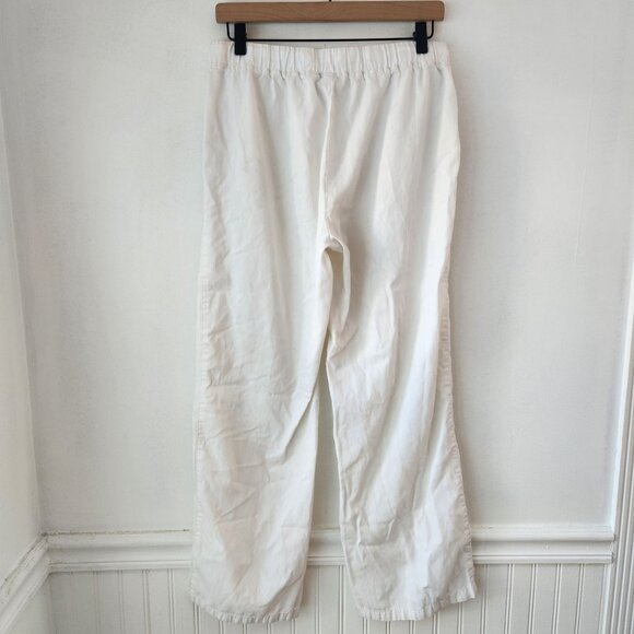 Chico's Zenergy Pull-On White Pants Elastic Waist Beachy Women's S/4 (Chico's 0) - Picture 2 of 8